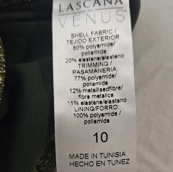 Venus Lascana Olive Halter bodysuit (10) - Picture 7 of 9